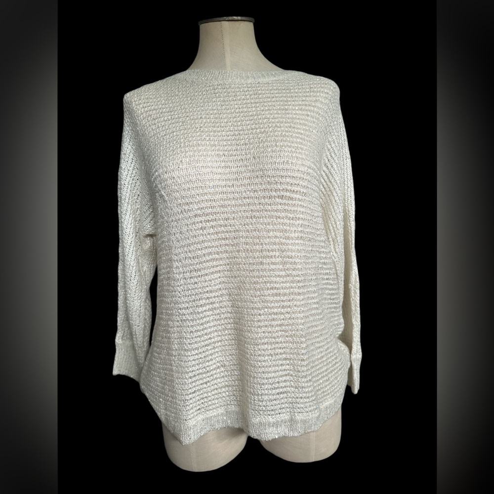 Ann Taylor sequin XL top blouse